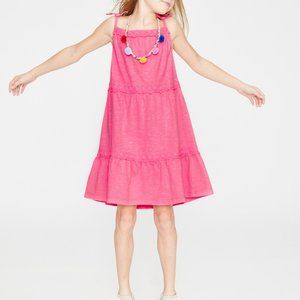 NWOT Girl's Tiered Garment-dyed dress by Boden, size 11-12